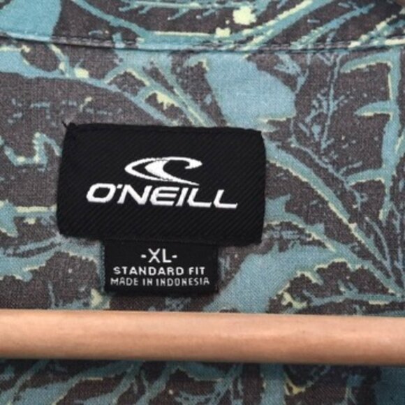 O’Neill Aloha Shirt XL Tropical Surf Skate Super Soft Drapey Vintage Wash - Picture 9 of 9